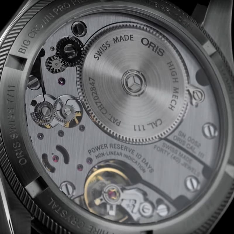 オリス(ORIS)ビッグクラウン プロパイロット 10日巻き/111 7711 4163-Set 8 22 19 腕時計