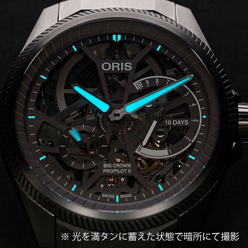 オリス(ORIS)ビッグクラウンX 10日巻き/115 7759 7153-Set5 22 04TLC 腕時計