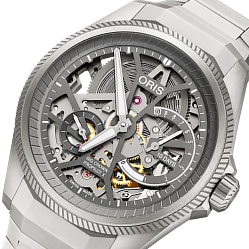 オリス(ORIS)ビッグクラウンX 10日巻き/115 7759 7153-Set7 22 01TLC 腕時計