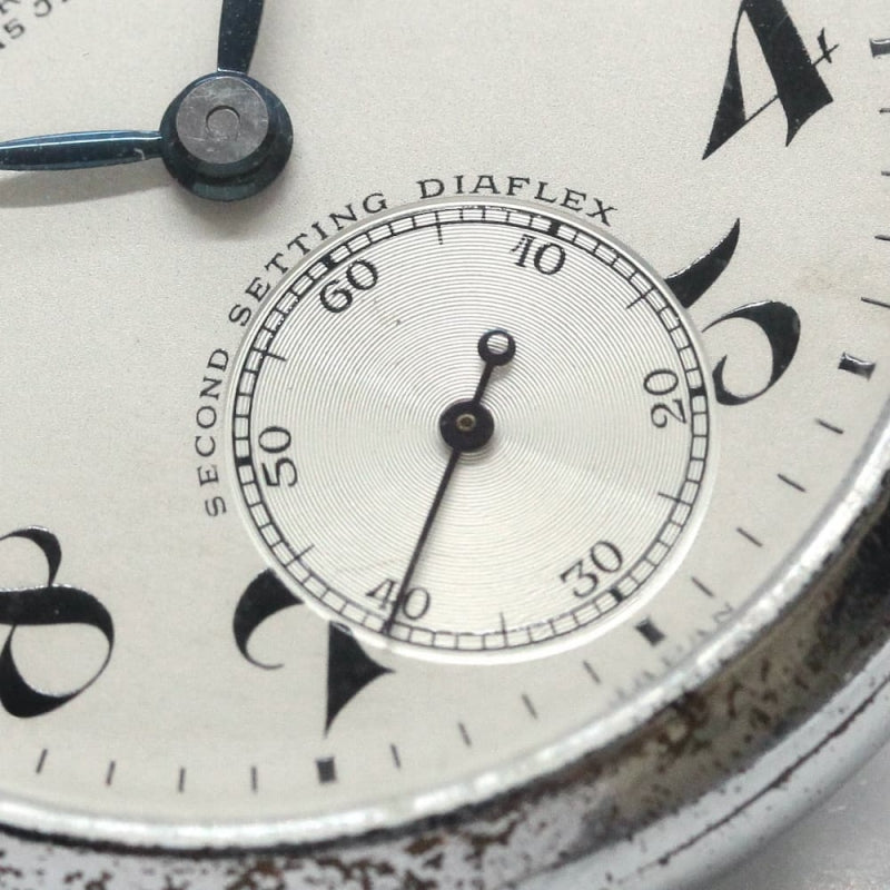 昭和36年の19セイコー鉄道時計/15石/秒針止め機能/絶版時計/19seiko-1088