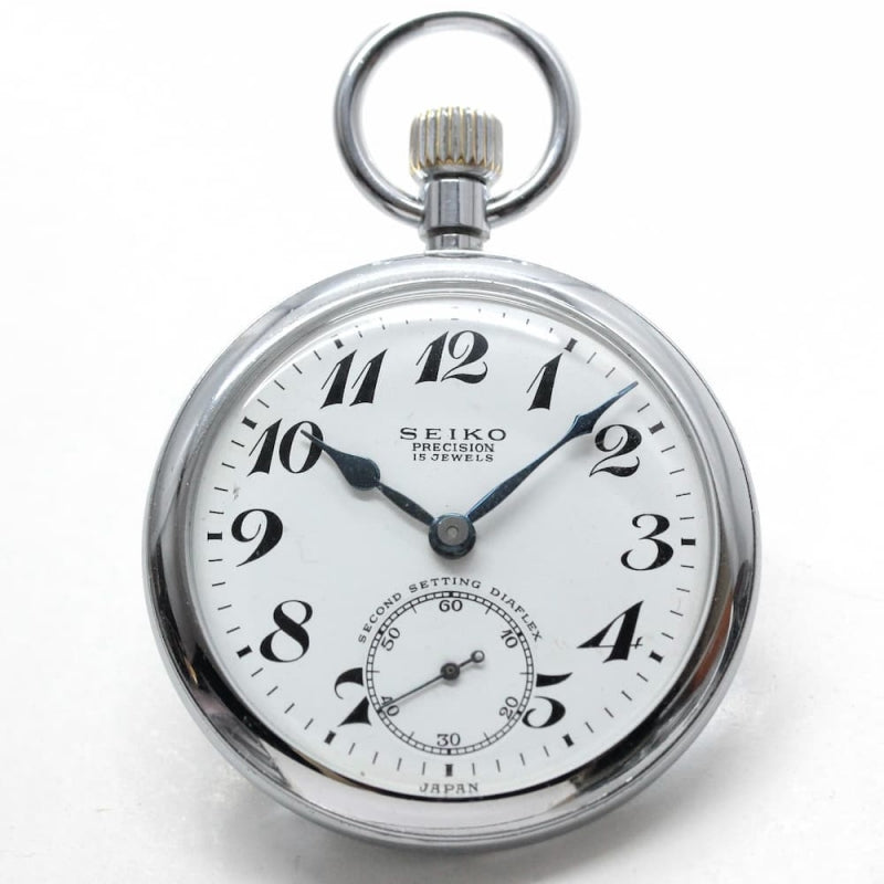 昭和の19セイコー鉄道時計/15石/ダイアフレックス/絶版時計/19seiko-1094