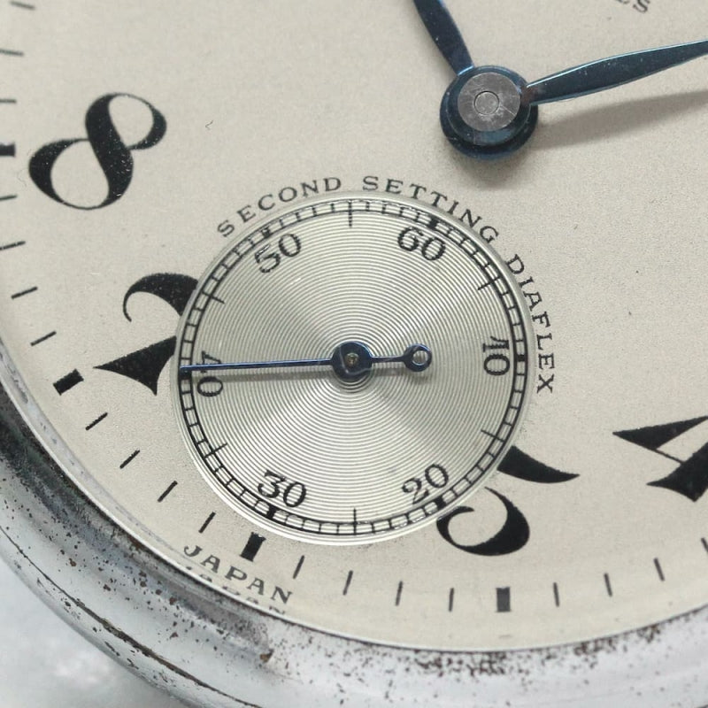 昭和37年の19セイコー鉄道時計/15石/秒針止め機能/絶版時計/19seiko-1101