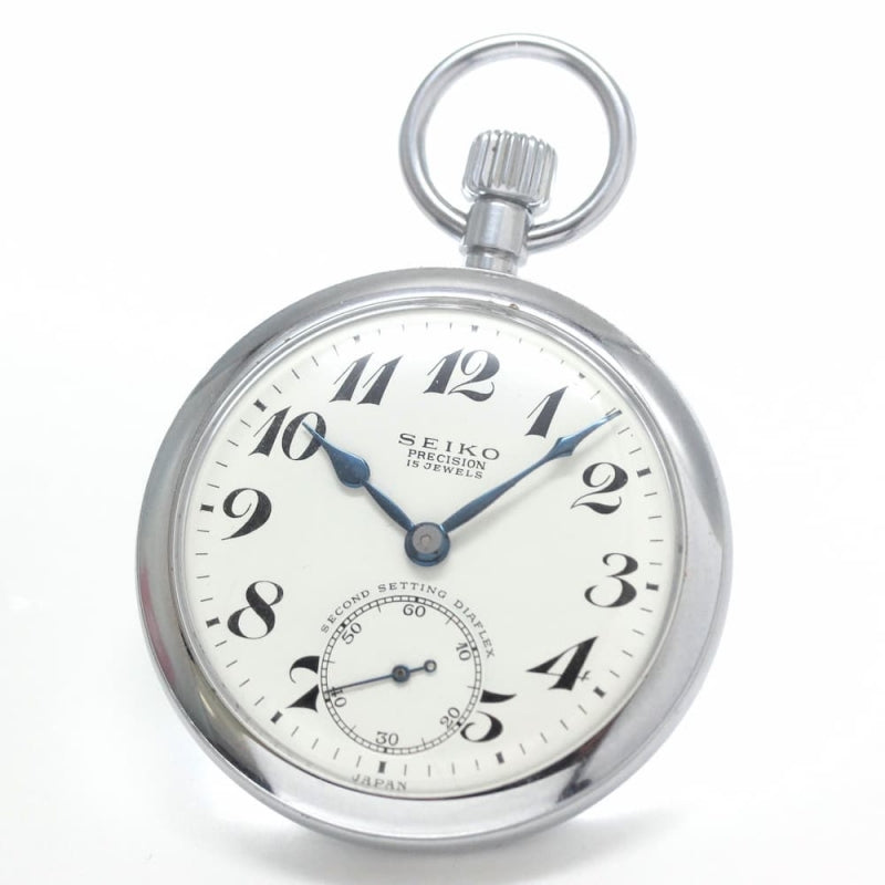 昭和の19セイコー鉄道時計/15石/ダイアフレックス/絶版時計/19seiko-1127