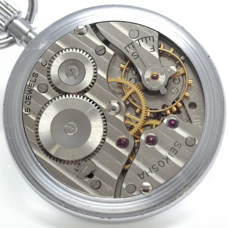昭和の19セイコー鉄道時計/15石/ダイアフレックス/絶版時計/19seiko-1127