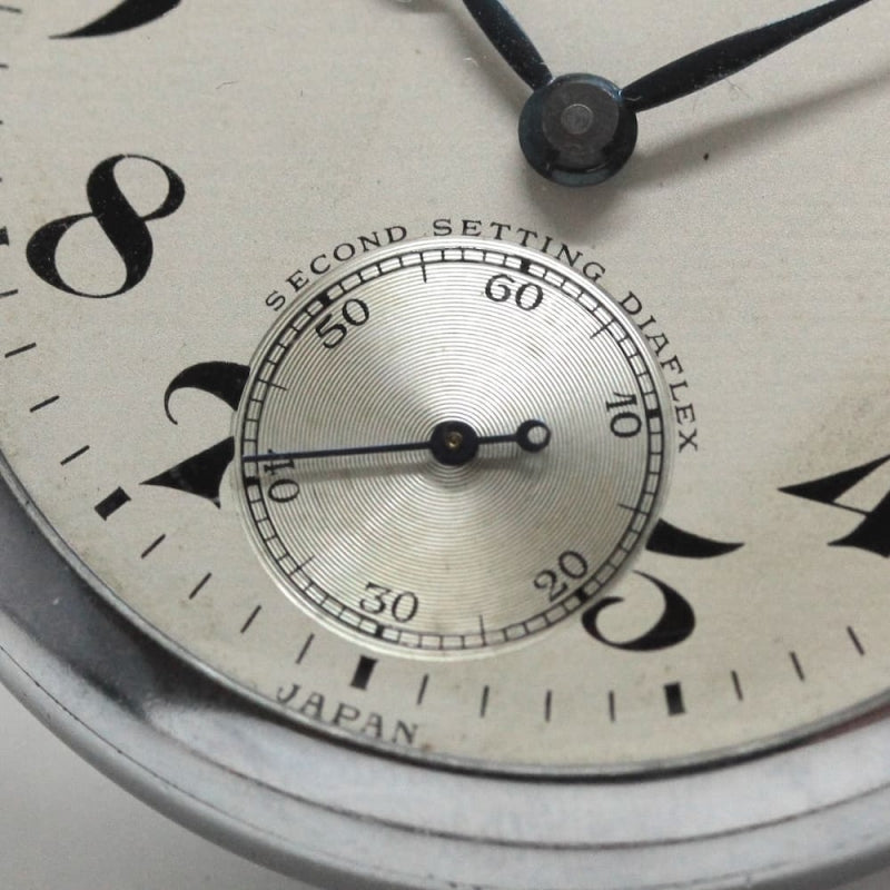 昭和35年の19セイコー鉄道時計/15石/秒針止め機能/絶版時計/19seiko-1184
