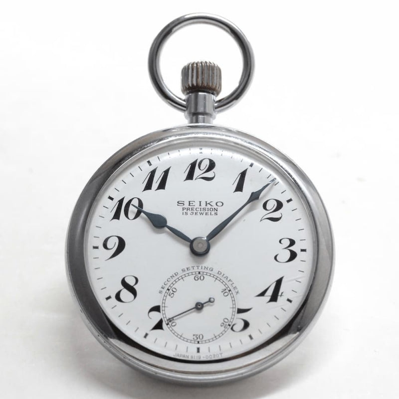 昭和の19セイコー鉄道時計/15石/ダイアフレックス/19seiko-1203