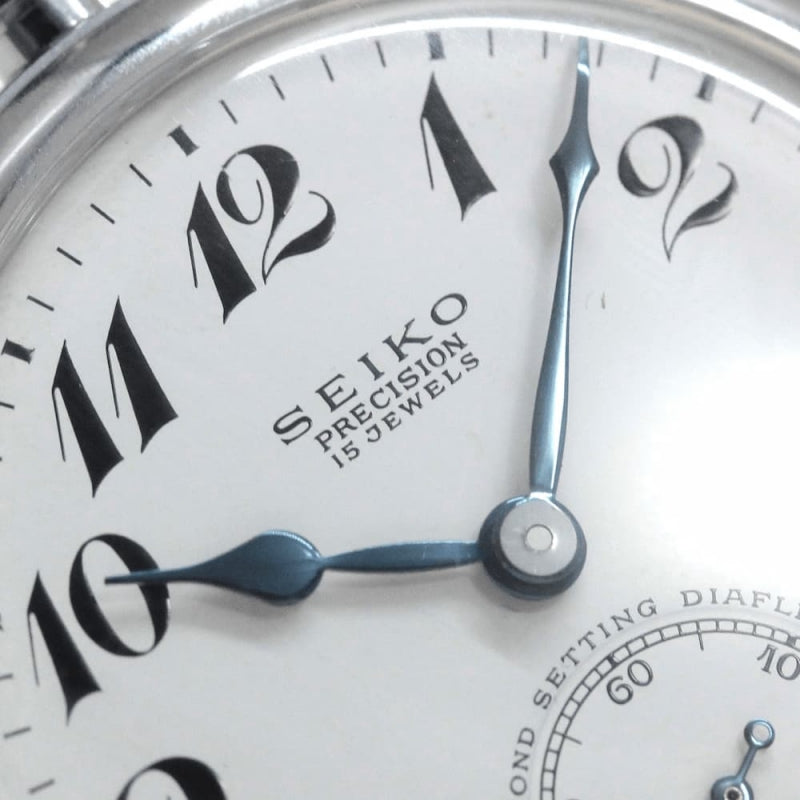 昭和の19セイコー鉄道時計/15石/ダイアフレックス/19seiko-1203