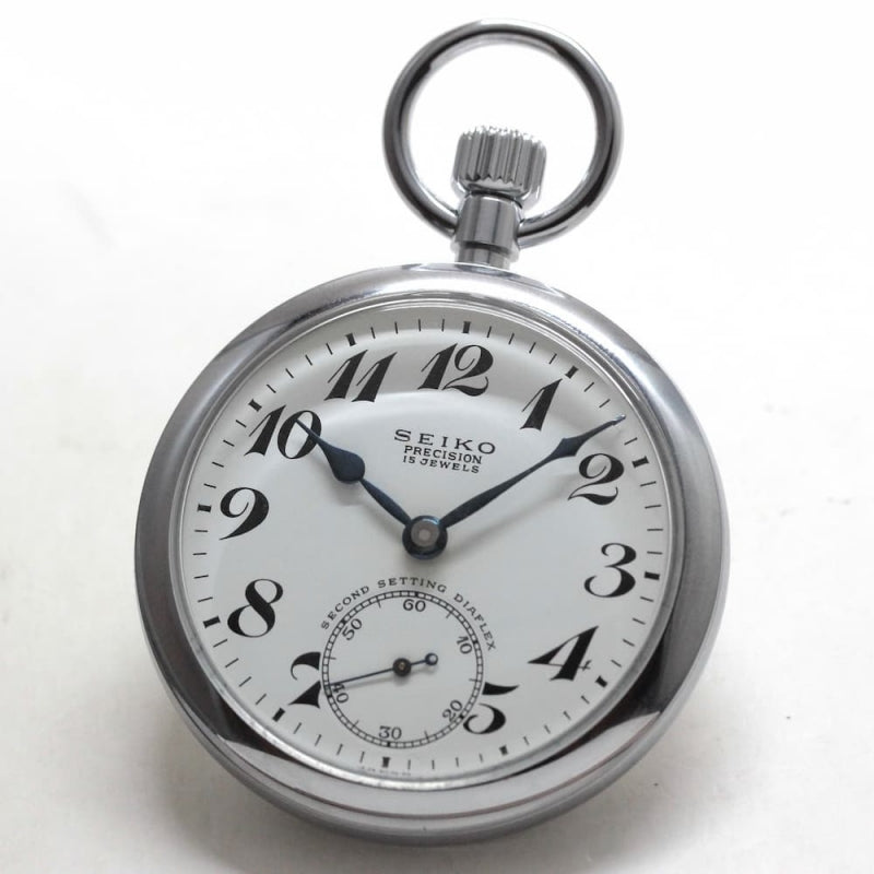 昭和の19セイコー鉄道時計/15石/ダイアフレックス/19seiko-1228