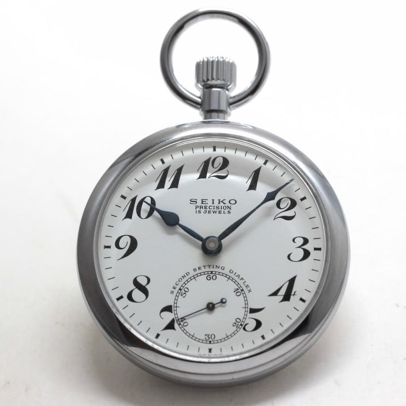 昭和の19セイコー鉄道時計/15石/ダイアフレックス/19seiko-1228