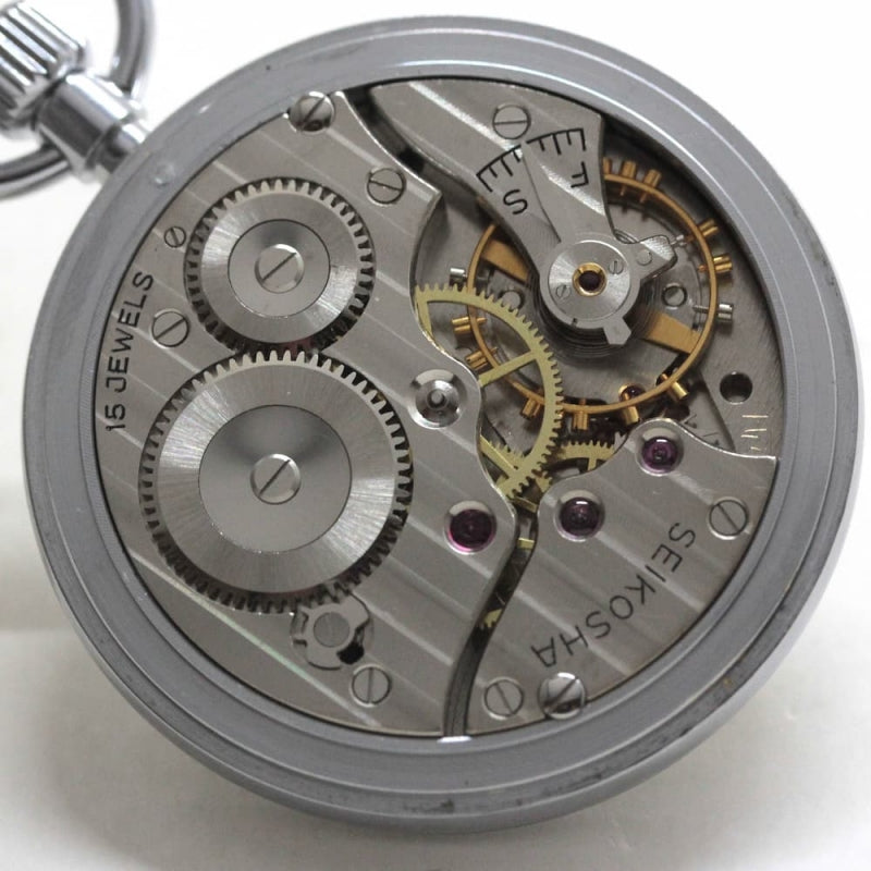 昭和の19セイコー鉄道時計/15石/ダイアフレックス/19seiko-1228
