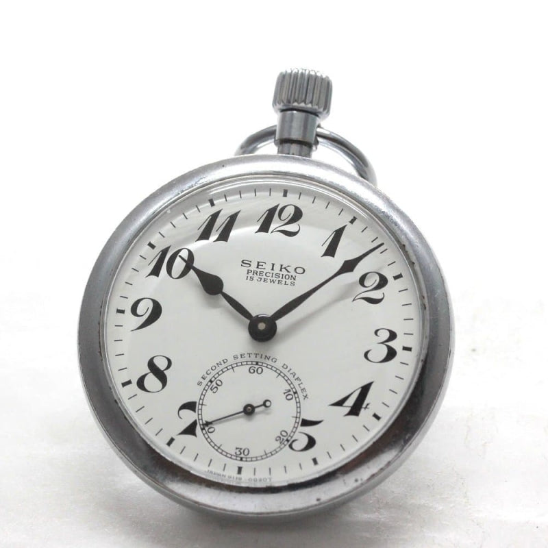 Cedric430‼️国鉄懐中時計　セイコー製　昭和37年　新支　未稼働品 SEIKO セイコー 精工舎 国鉄 昭和37年 機械式懐中時計 手巻き