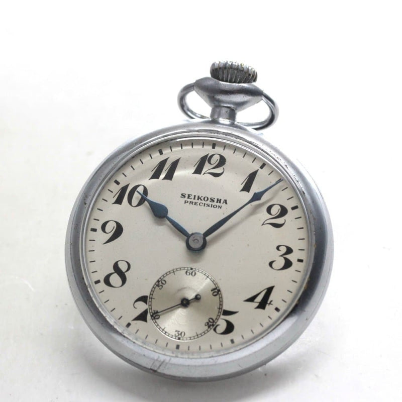 昭和28年の19セイコー鉄道時計/7石/秒針止め機能/絶版時計/19seiko-1252