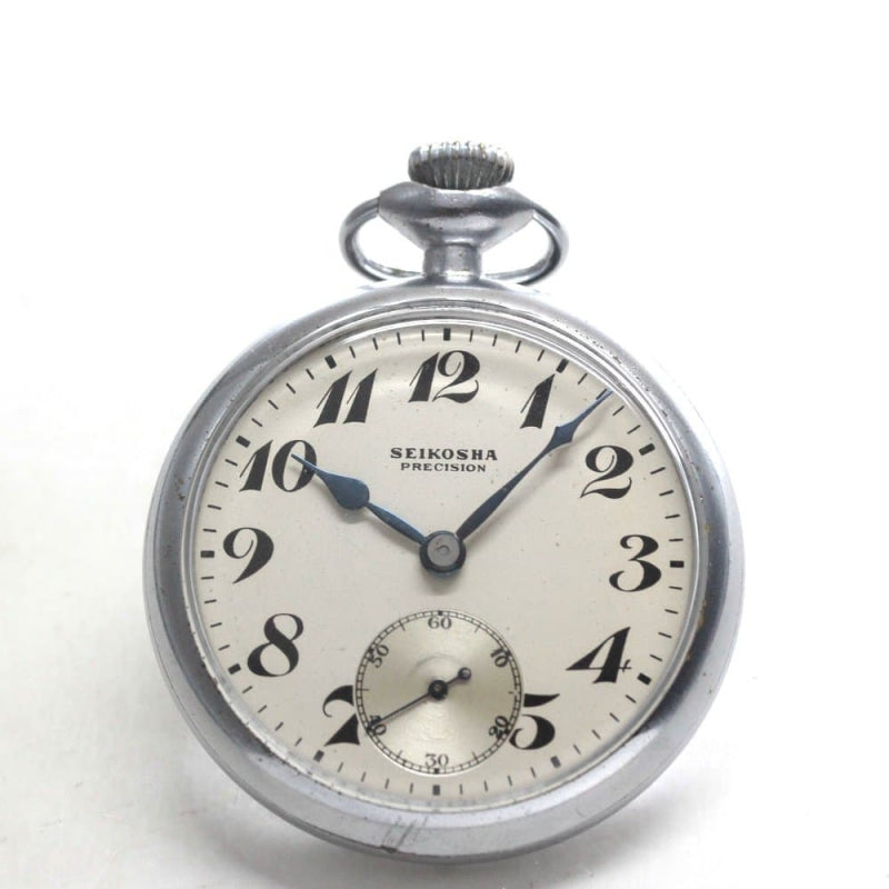 昭和28年の19セイコー鉄道時計/7石/秒針止め機能/絶版時計/19seiko-1252