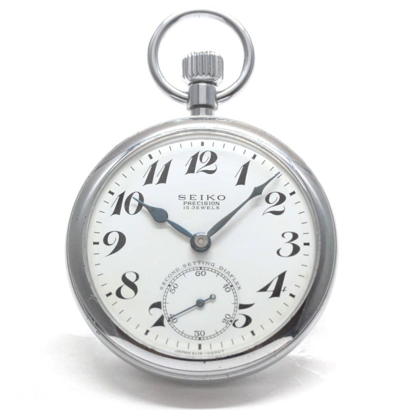 昭和の19セイコー鉄道時計/15石/ダイアフレックス/19seiko-1257