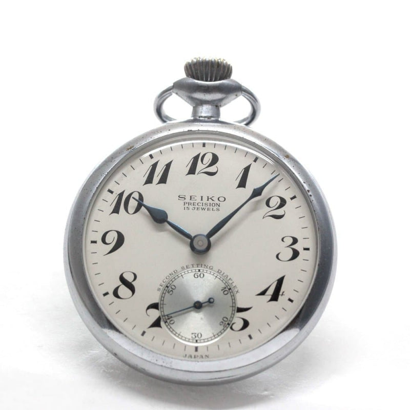 昭和37年の19セイコー鉄道時計/15石/秒針止め機能/絶版時計/19seiko-1259