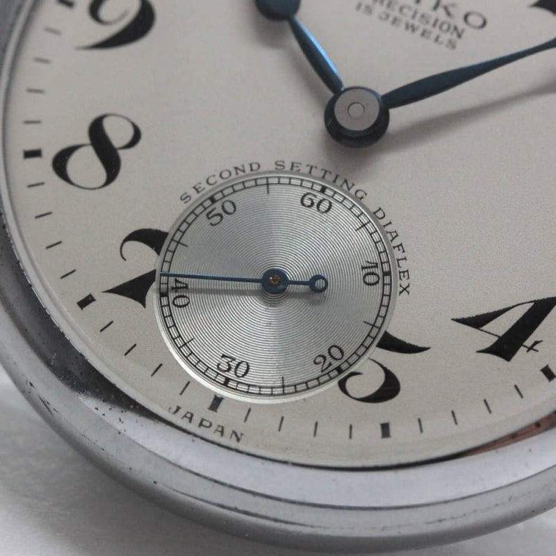 昭和37年の19セイコー鉄道時計/15石/秒針止め機能/絶版時計/19seiko-1259