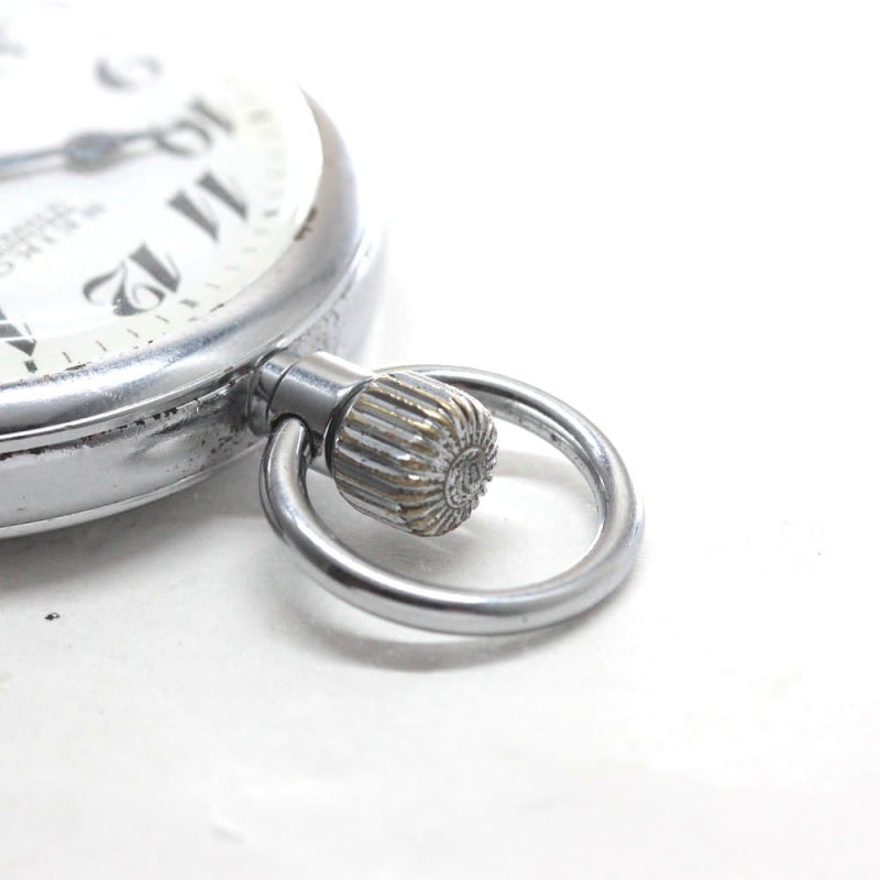 昭和40年の19セイコー鉄道時計/15石/秒針止め機能/絶版時計/オーバーホール済/19seiko-1272