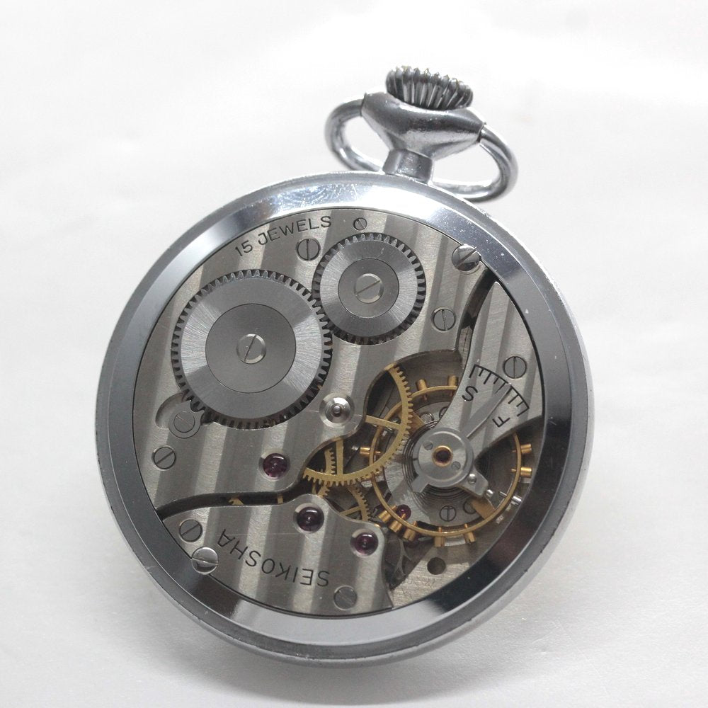 19 Seiko Railway Watch, 15-jewel movement, 1961, 15 jewels, stop-seconds function, discontinued, 19seiko-1320