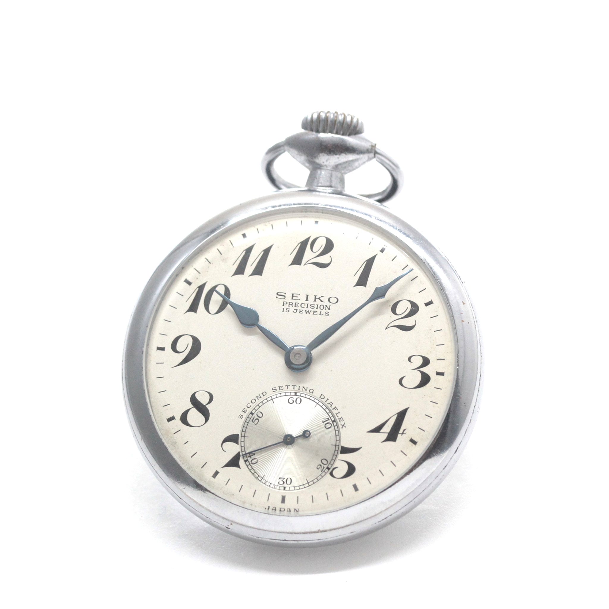 19 Seiko Railway Watch, 15-jewel movement, 1961, 15 jewels, stop