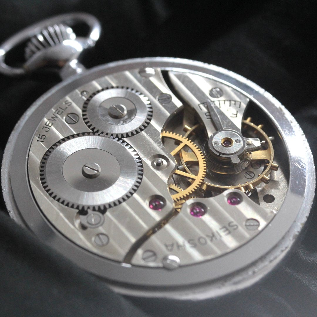 19セイコー鉄道時計19seiko-1368 ムーブメント
