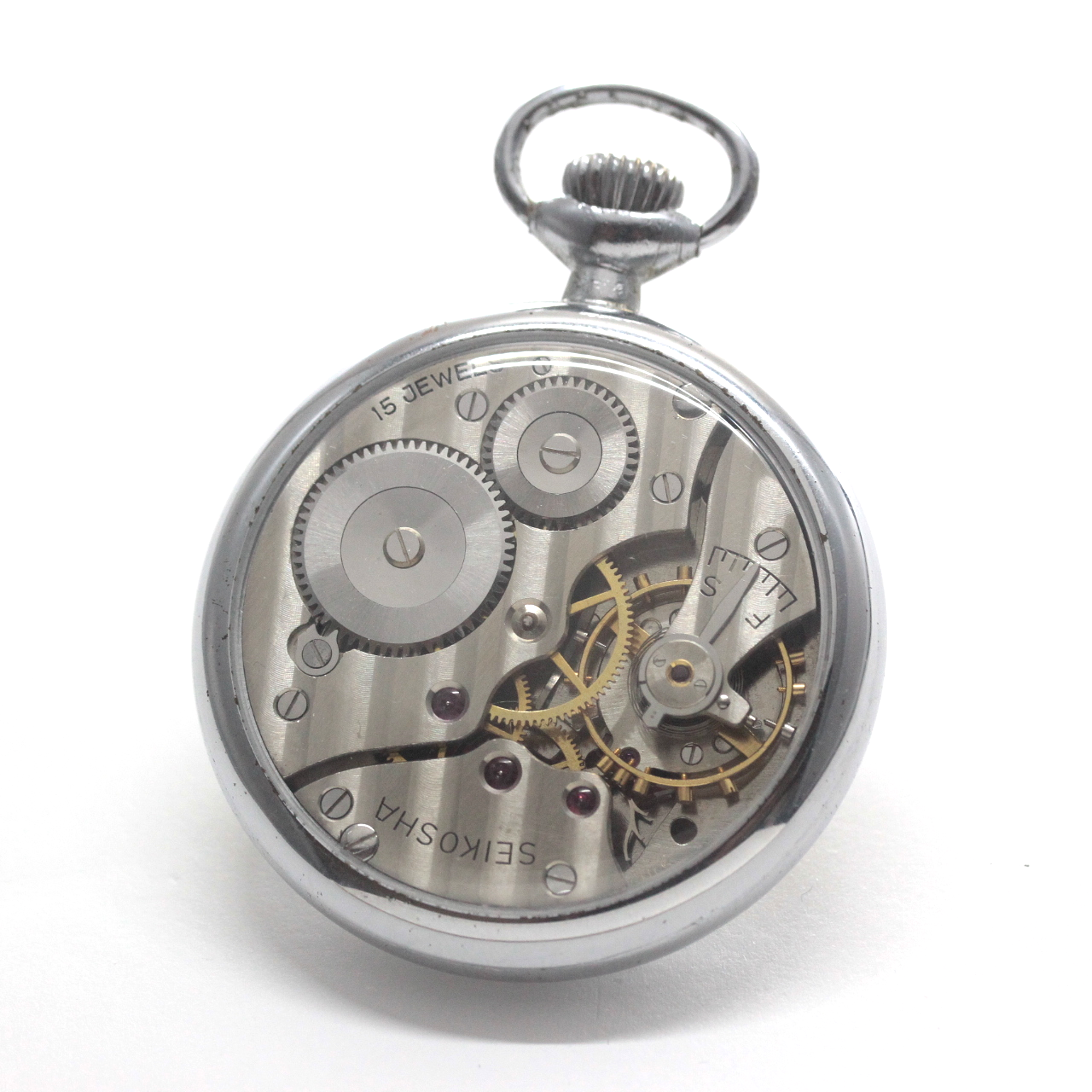 Showa 19 Seiko See-through Back Custom / 15 Jewels / Diaflex / Out