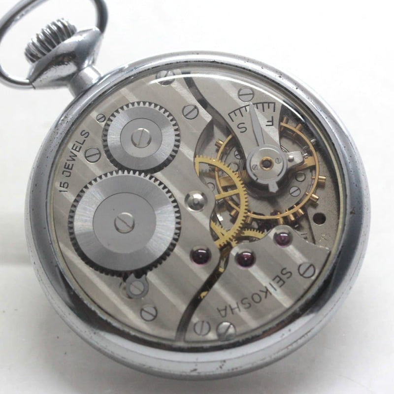 100式飛行時計カスタム/15石/ダイアフレックス/絶版時計/オーバーホール済19seiko-flight-costom2