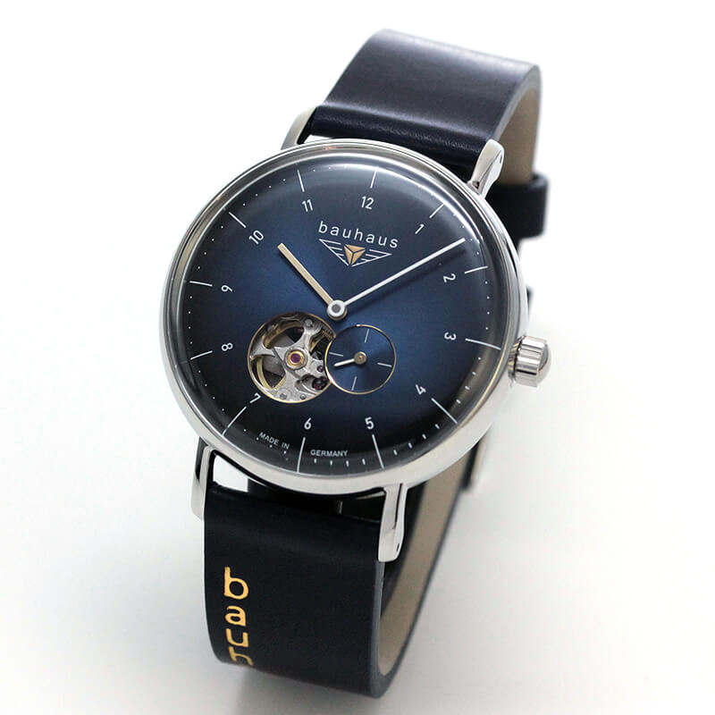 バウハウス(BAUHAUS)オープンハート 自動巻き 腕時計 2166-3AT