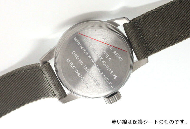 M.R.M.W. (Montre Roroi Militaly Watch/モントルロロイ ミリタリーウォッチ) TYPE A-17a ナイトアンドデイ 24時間計 腕時計