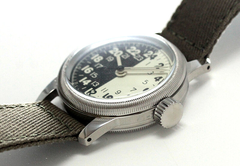 M.R.M.W. (Montre Roroi Militaly Watch/モントルロロイ ミリタリーウォッチ) TYPE A-17a ナイトアンドデイ 24時間計 腕時計