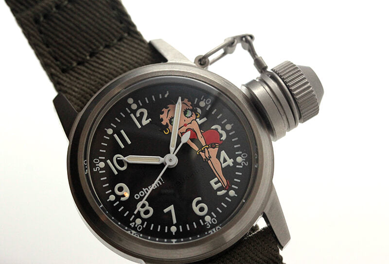 M.R.M.W. (Montre Roroi Military Watch/モントルロロイ ミリタリーウォッチ) BUSHIPS WATCH/ブシップウォッチ ベティ ブープTM バージョン 腕時計