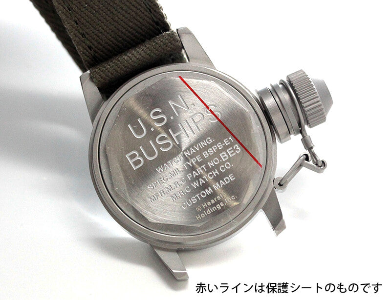 M.R.M.W. (Montre Roroi Militaly Watch/モントルロロイ ミリタリーウォッチ) BUSHIPS WATCH/ブシップウオッチ ポパイTM バージョン 腕時計