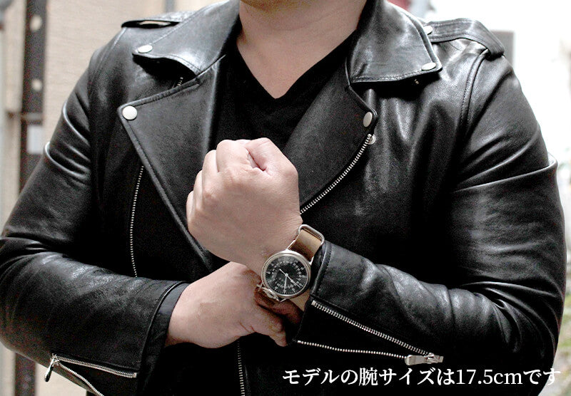 M.R.M.W. (Montre Roroi Militaly Watch/モントルロロイ ミリタリーウォッチ) U.S.Army AN5740 24時間計 ブラック 2way 腕時計
