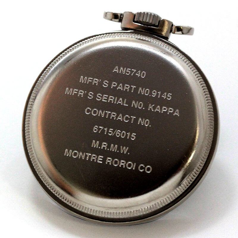 M.R.M.W. (Montre Roroi Militaly Watch/モントルロロイ ミリタリーウォッチ) U.S.Army AN5740 24時間計 ブラック 2way 腕時計