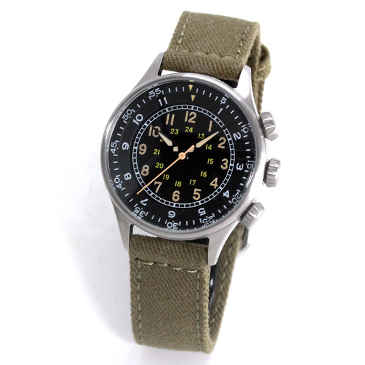 M.R.M.W. (Montre Roroi Militaly Watch/モントルロロイ ミリタリーウォッチ) TYPE A-15 Elapsed Timek 腕時計 221155