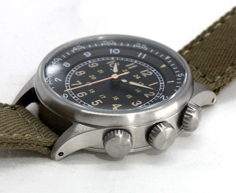 M.R.M.W. (Montre Roroi Militaly Watch/モントルロロイ ミリタリーウォッチ) TYPE A-15 Elapsed Timek 腕時計 221155