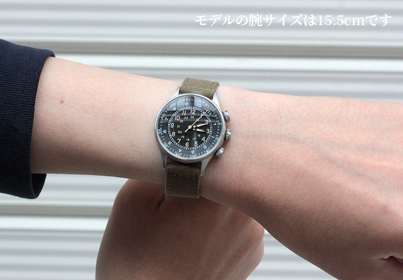 M.R.M.W. (Montre Roroi Militaly Watch/モントルロロイ ミリタリーウォッチ) TYPE A-15 Elapsed Timek 腕時計 221155
