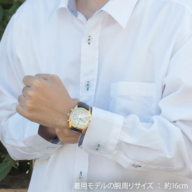 オキシゲン(OXYGEN)クロノ レジェンド 41 L-CH-RUB-41 メンズ クォーツ 腕時計