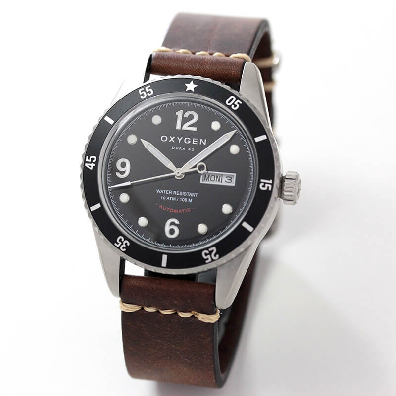 オキシゲン(OXYGEN) ダイバーレジェンド 42 EX-A-42-VL-DB メンズ 自動巻き 腕時計