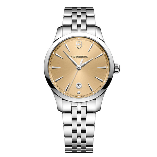 ビクトリノックススイスアーミー/アライアンス スモール 241829 /シャンパン/35mm/レディース 腕時計