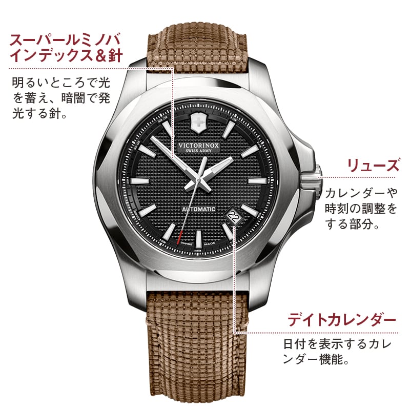 ビクトリノックススイスアーミー I.N.O.X. Mechanical(イノックス メカニカル) 自動巻き 241836 腕時計
