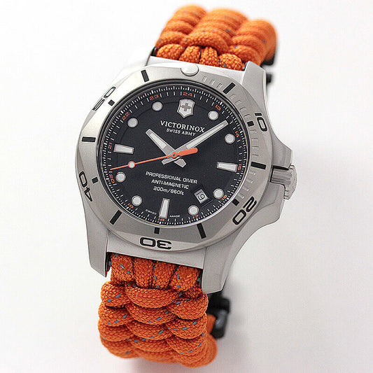 ビクトリノックススイスアーミー I.N.O.X. (イノックス) プロフェッショナルダイバー /オレンジベルト/付替ラバーベルト付属/241845 腕時計