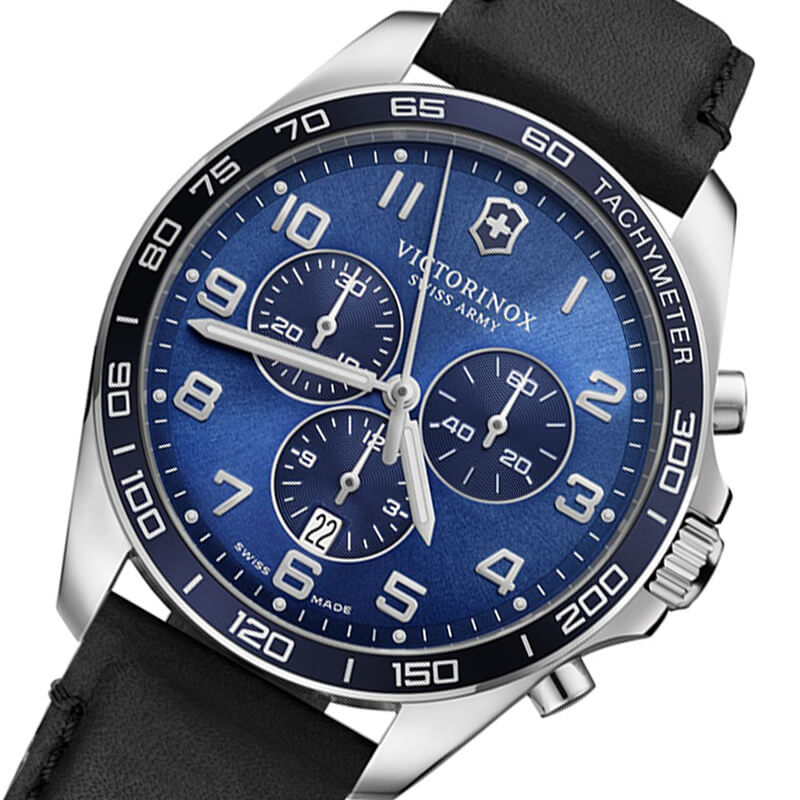 ビクトリノックススイスアーミー/FieldForce Classic Chrono クラシッククロノ 241929 ブルー 腕時計