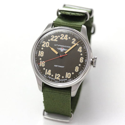 STURMANSKIE(シュトゥルマンスキー) HERITAGE ARCTIC(ヘリテージ アルクティカ) 自動巻き カーキ 2431/6821343 腕時計