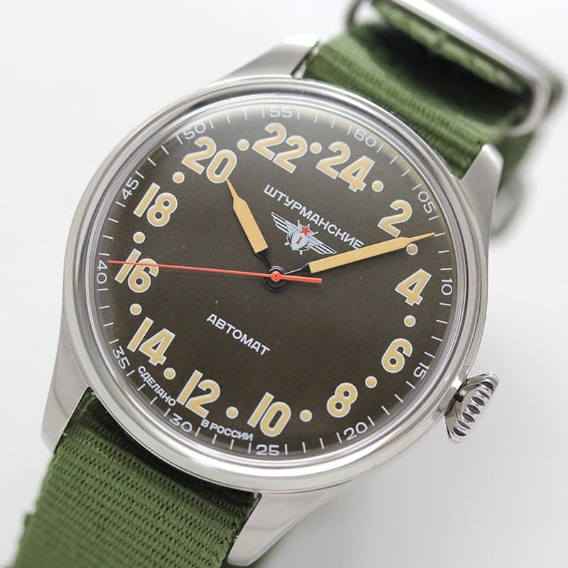 STURMANSKIE(シュトゥルマンスキー) HERITAGE ARCTIC(ヘリテージ アルクティカ) 自動巻き カーキ 2431/6821343 腕時計