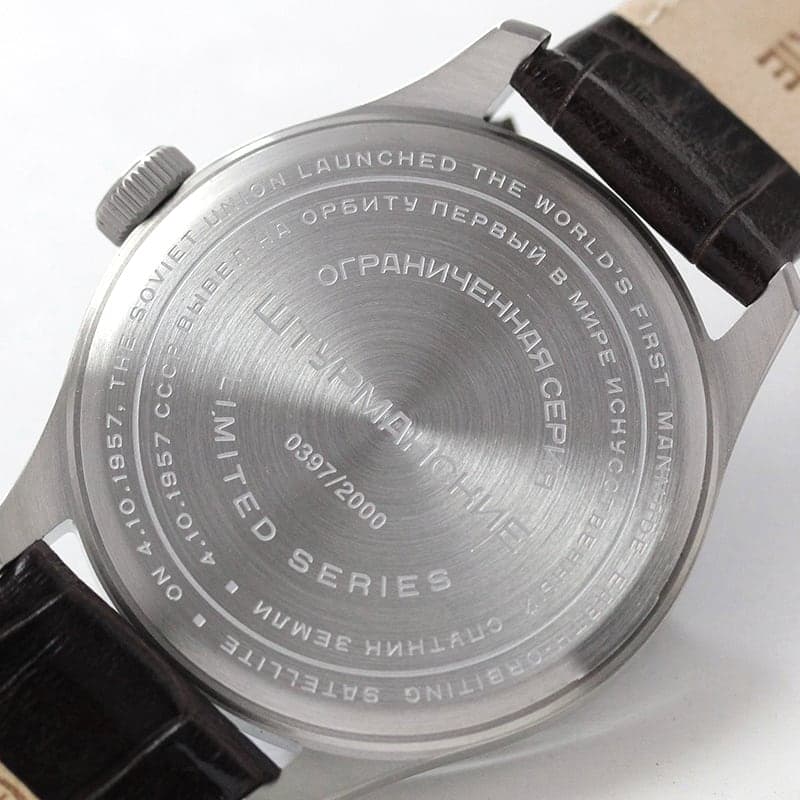 STURMANSKIE(シュトゥルマンスキー) HERITAGE SPUTNIK(ヘリテージ スプートニク) ブラック 手巻き式 世界限定2000本 2609/3735431 腕時計