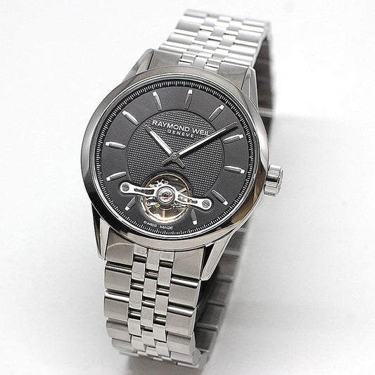 レイモンドウェイル フリーランサー(FREELANCER)オープンハート 2780-ST-20001 ブラック 腕時計