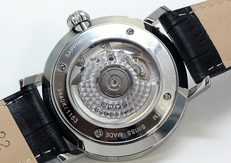 エポス(epos)/OEUVRE D’ART/ビッグムーン(Big Moon)3440BL ブルー 腕時計