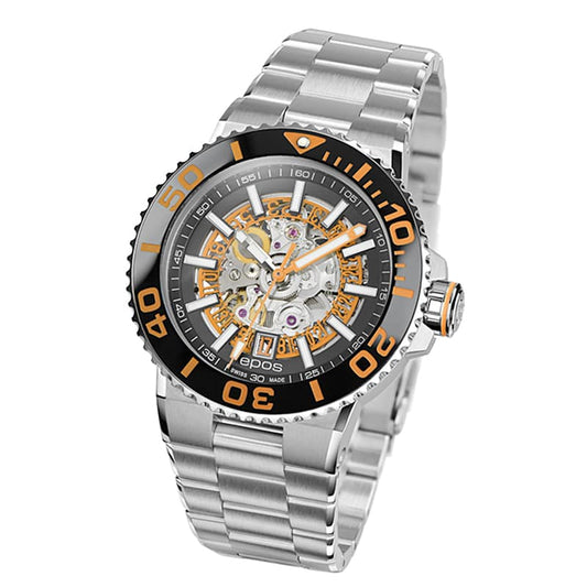 エポス(epos)/SPORTIVE/ダイバーズウォッチ/	3441SKBKORM 腕時計