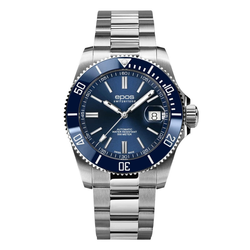 EPOS(エポス)/3504 Diver/ダイバーズウォッチ/3504BL ブルー 腕時計
