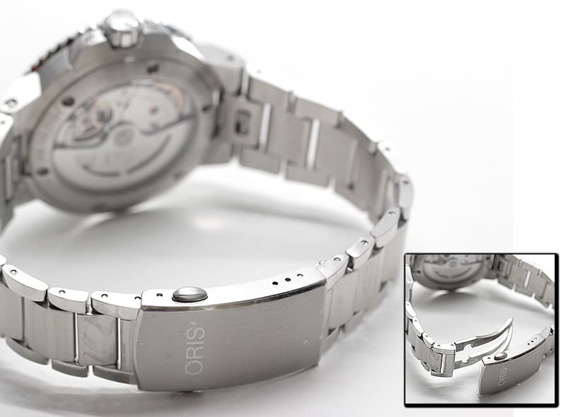 オリス/Oris/ダイビング/AQUIS(アクイス)/キャリバー400/ダイバーズウォッチ 400 7763 4135-07824PEB 43.5mm ブルー 腕時計